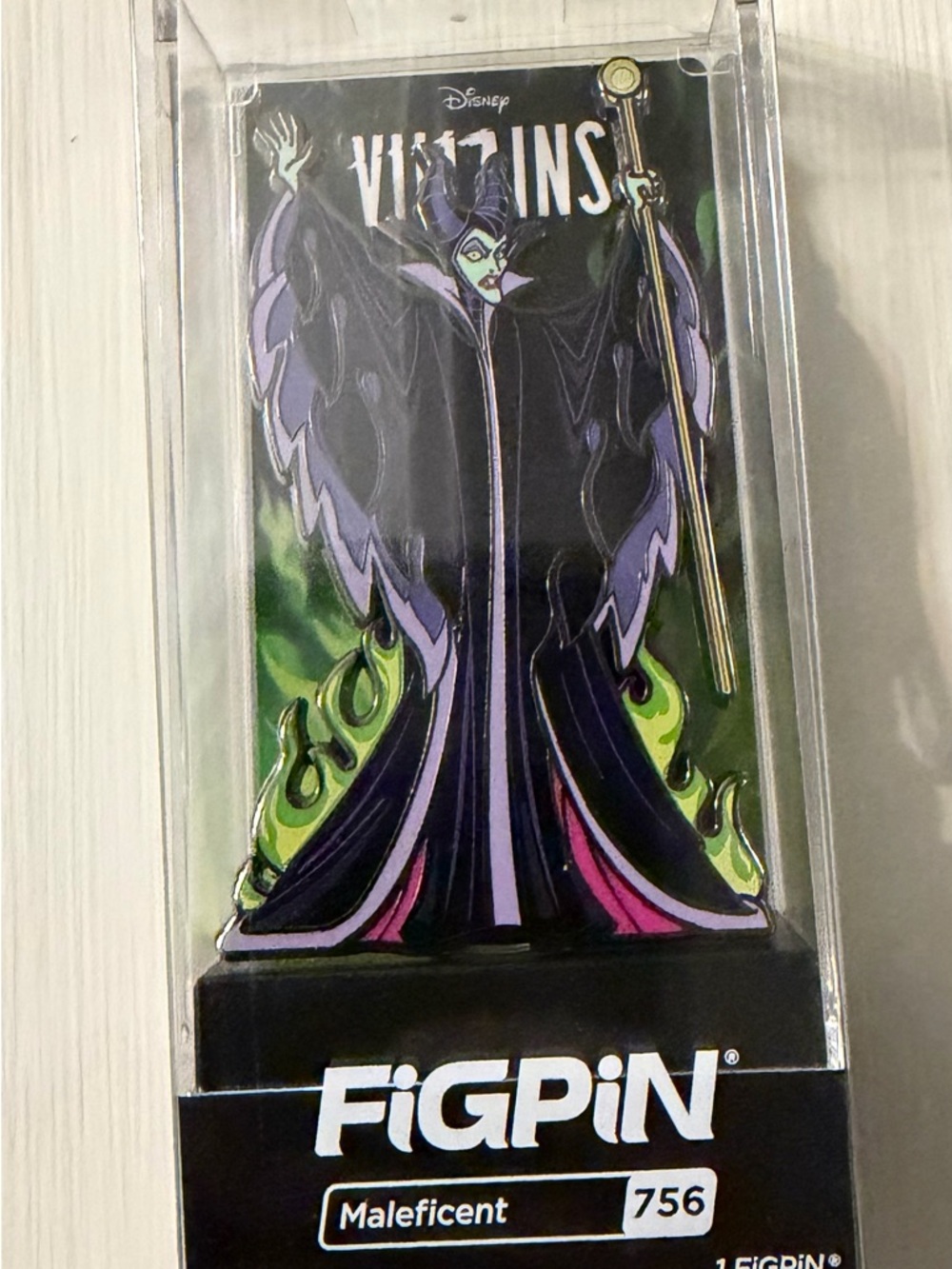 Disney Maleficent Enamel Pin — Black, Purple & Green